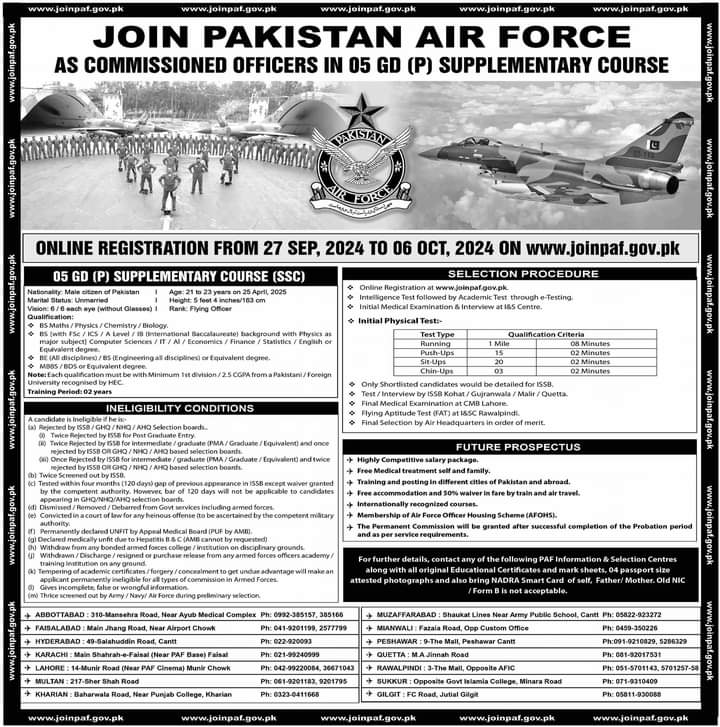 Join PAF GD Pilot September 2024