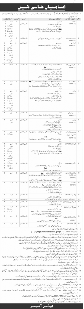 Latest General Headquarters GHQ Rawalpindi Civilian Jobs 2024