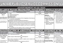 New PPSC Jobs Advertisement No 22