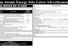 Pakistan Atomic Energy Latest Job Opportunities 2024 - 1